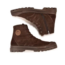 Pataugas AUTHENTIQUE M/ZIPS H4H CHOCOLAT -Pataugas 628190 BOOTS HOMME OG M ZIPS H4H CHOCOLAT 6WEB