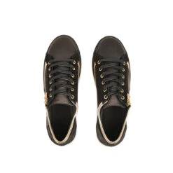 Pataugas JESTER/MIX F4H NOIR/DORÉ -Pataugas 628254 BASKET FEMME JESTER MIX F4H NOIR DORE 6