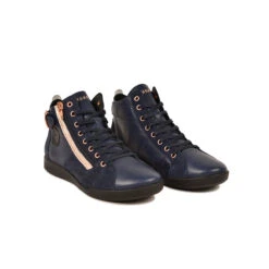 Pataugas PALME/MIX F4H MARINE/ROSE 11 Pataugas PALME/MIX F4H MARINE/ROSE -Pataugas 628270 922 BASKET FEMME PALME MIX F4H MARINE ROSE 4