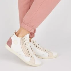 Pataugas PALME/PER F2I ROSE -Pataugas BASKET FEMME PALME PER F2I ROSE 628402 300 Porte 1